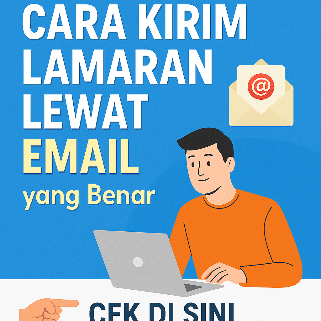 📧 Cara Kirim Lamaran Lewat Email yang Benar agar Dilirik HRD